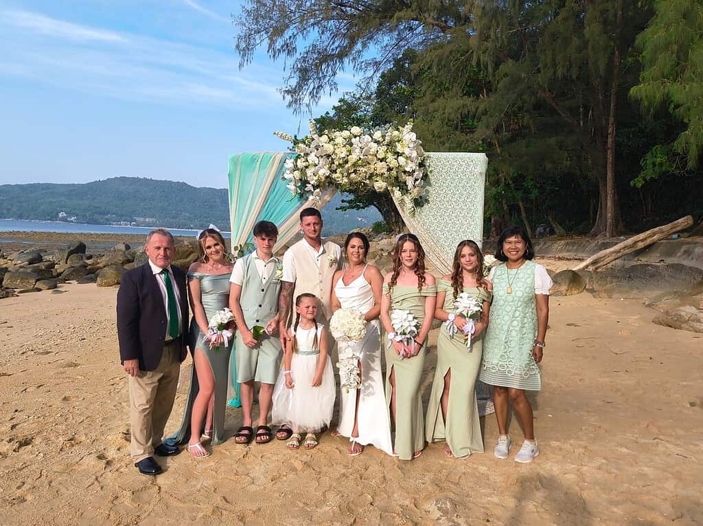 Hua Beach wedding ceremony venue near Kamala, Phuket